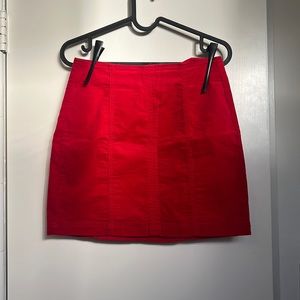 Red pacsun mini skirt